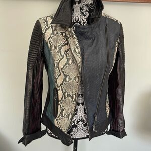 SCHYIA Leather Jacket